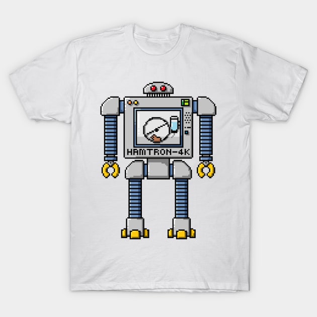 Pixel Robot 150 T-Shirt by Vampireslug